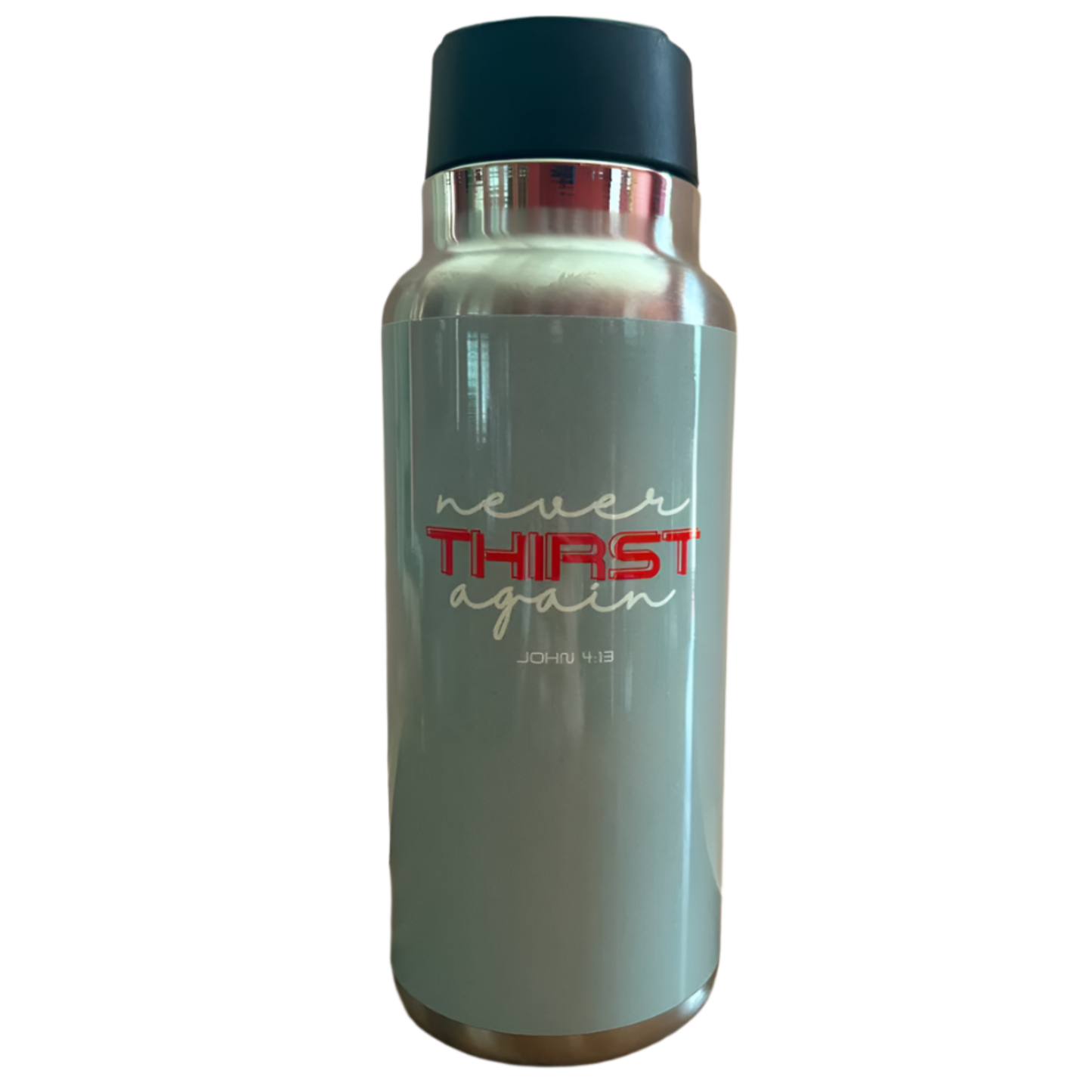 "Never Thirst Again" Gator Tumbler, 32oz | John 4:13