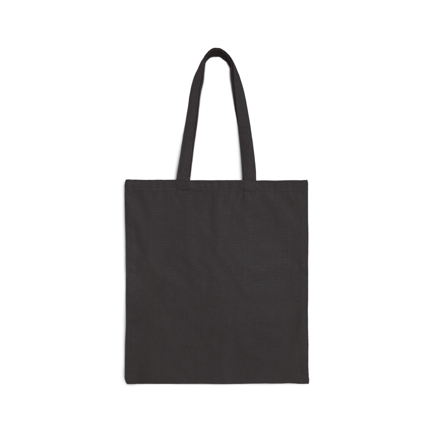 "Let God carry your burdens" Cotton Canvas Tote Bag, black | Psalm 55:22