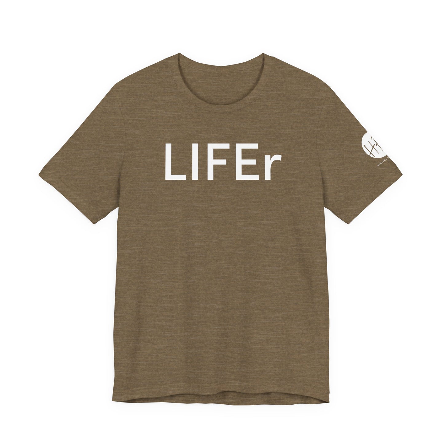 LIFEr w/ logo on sleeve | colors