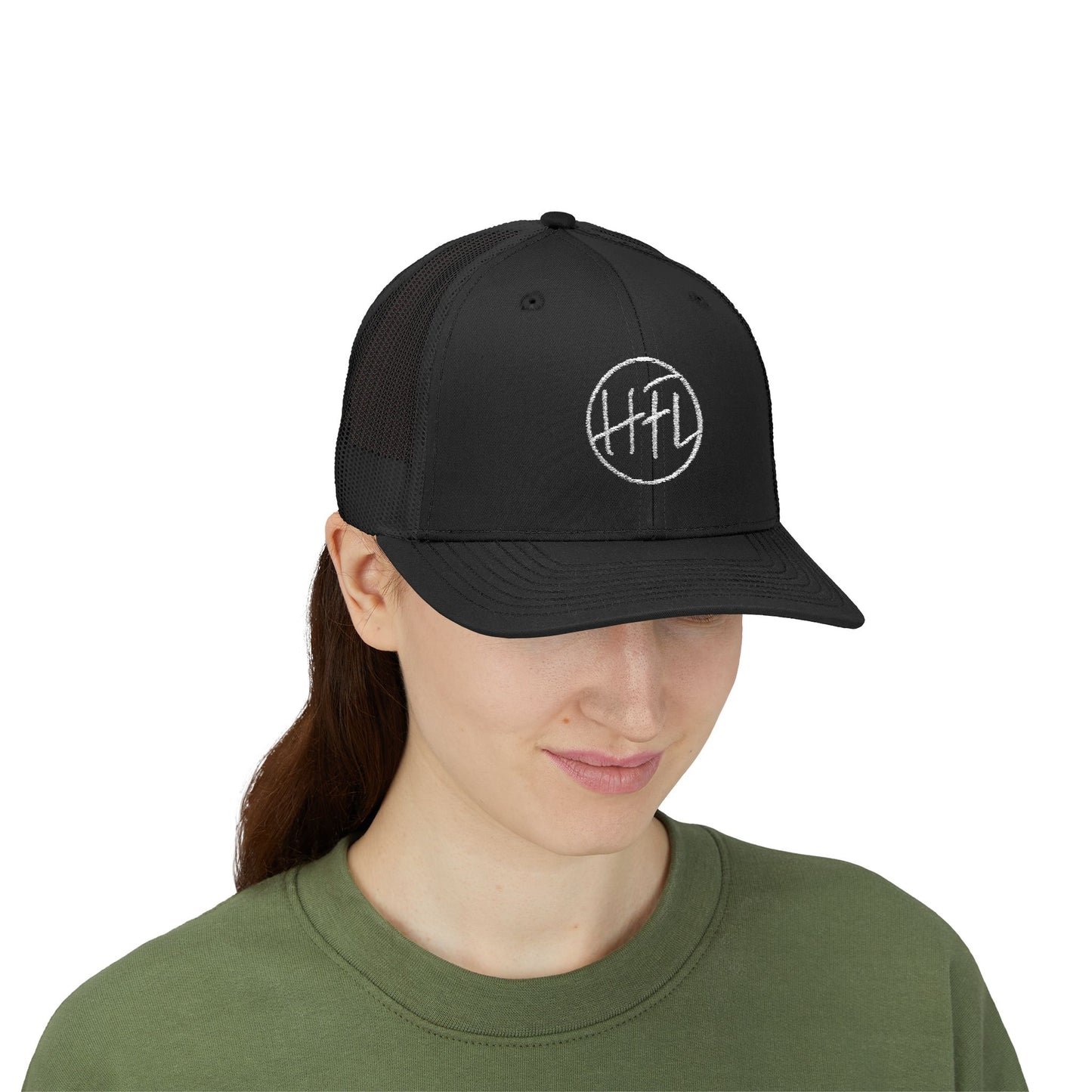 Snapback Trucker Cap | black