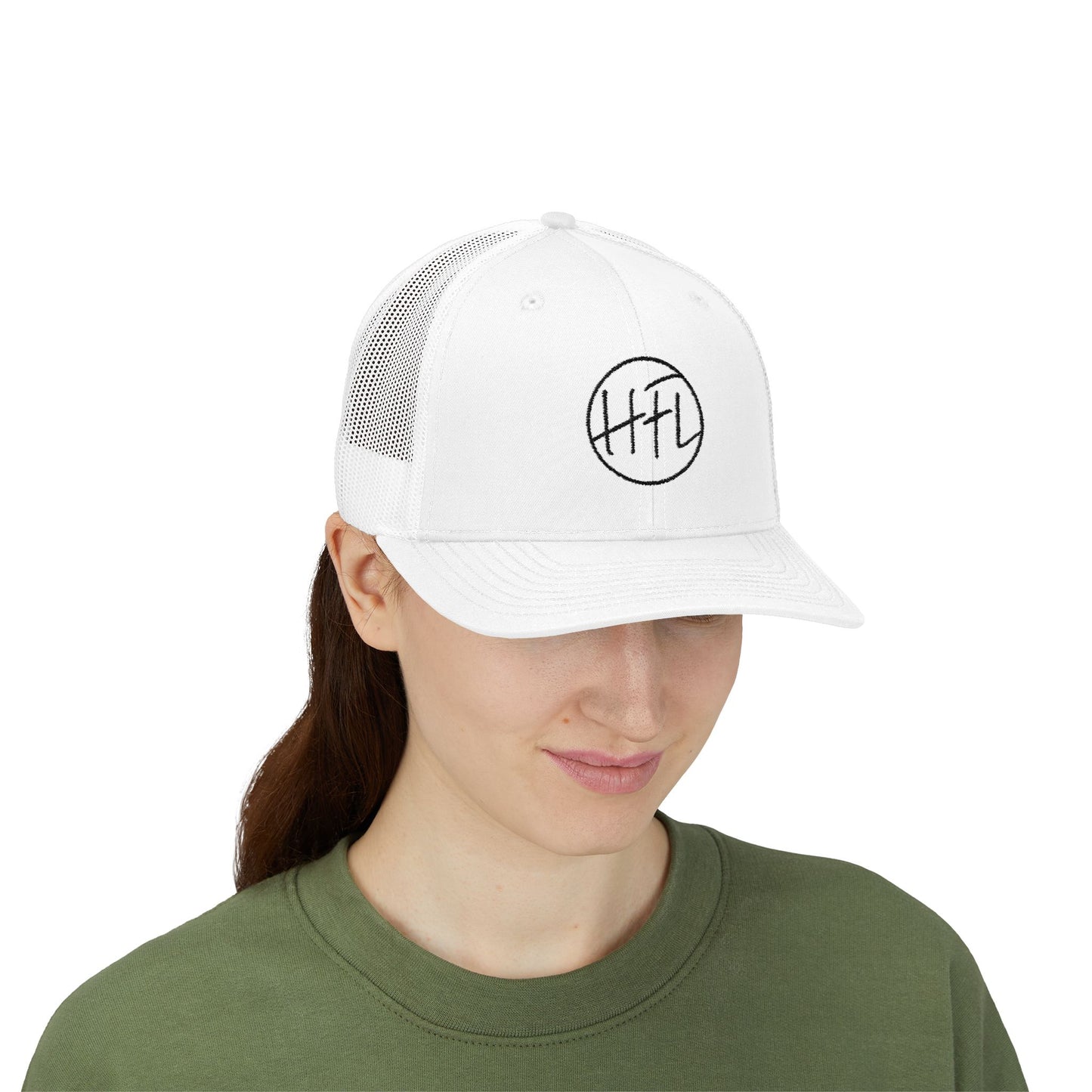 Snapback Trucker Cap | white