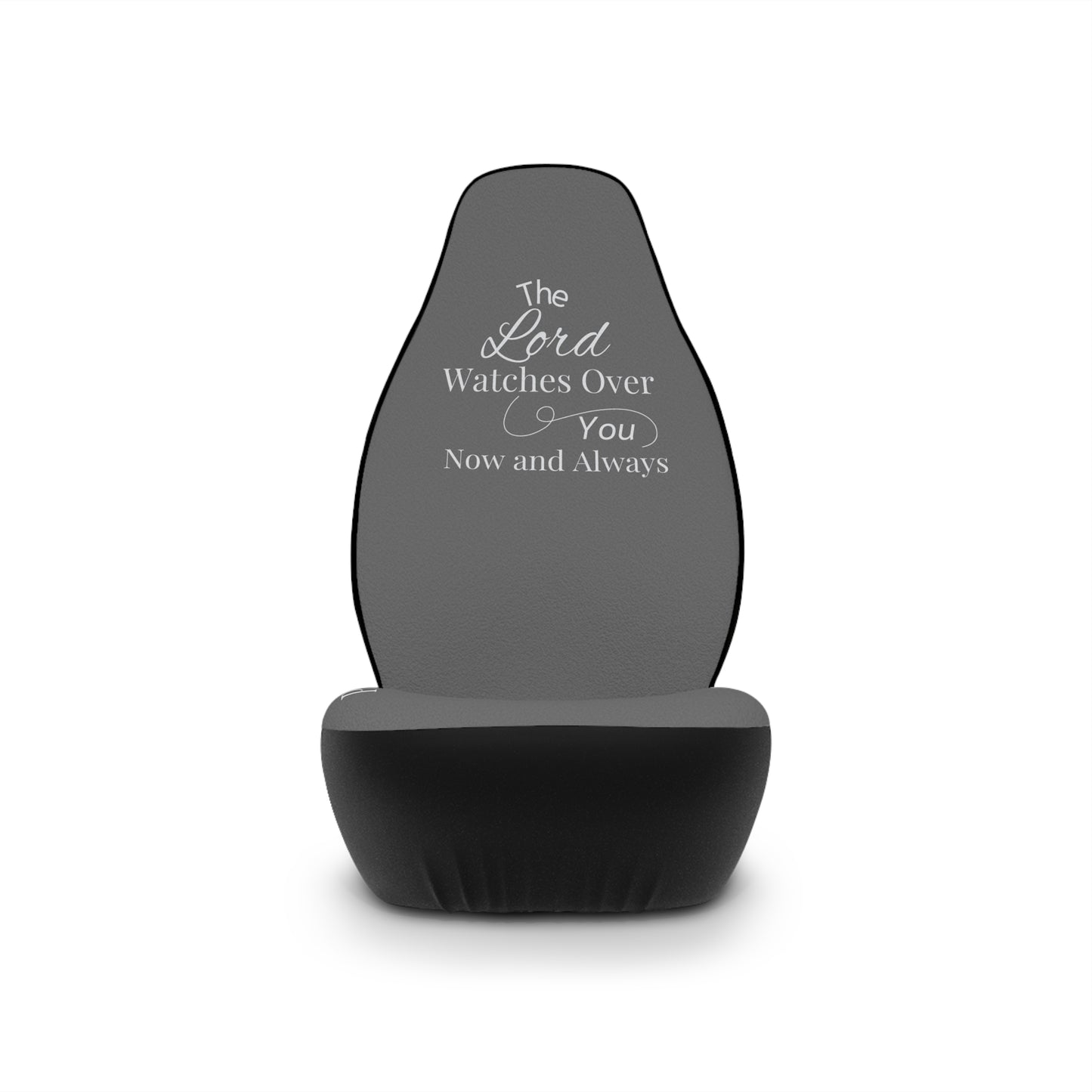 "The Lord watches over you" Car Seat Covers, gray | Psalm 121:8