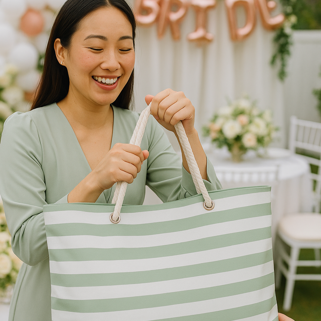 Weekender Bag, sage green, James 1:17