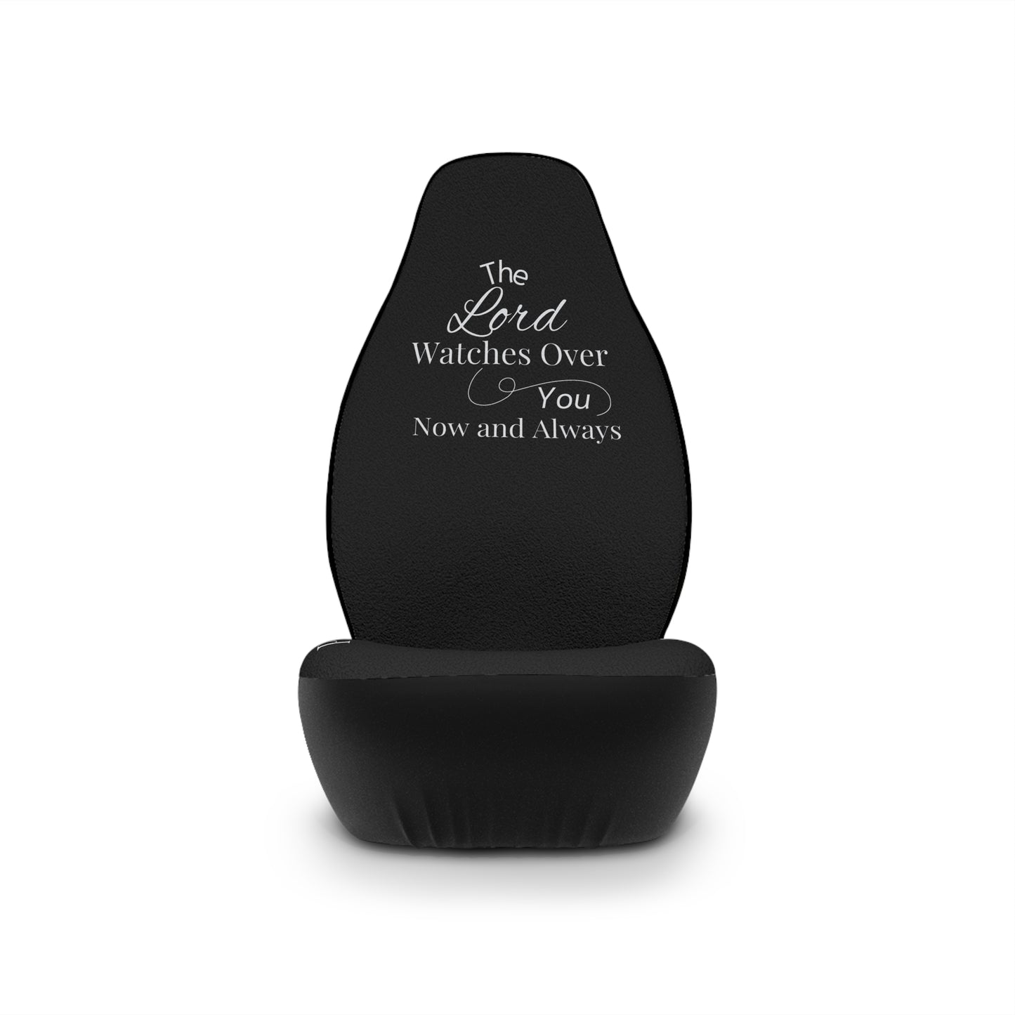 "The Lord watches over you" Car Seat Covers, black | Psalm 121:8