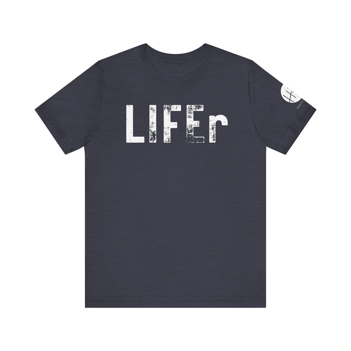 LIFEr tee w/ logo on sleeve | colors