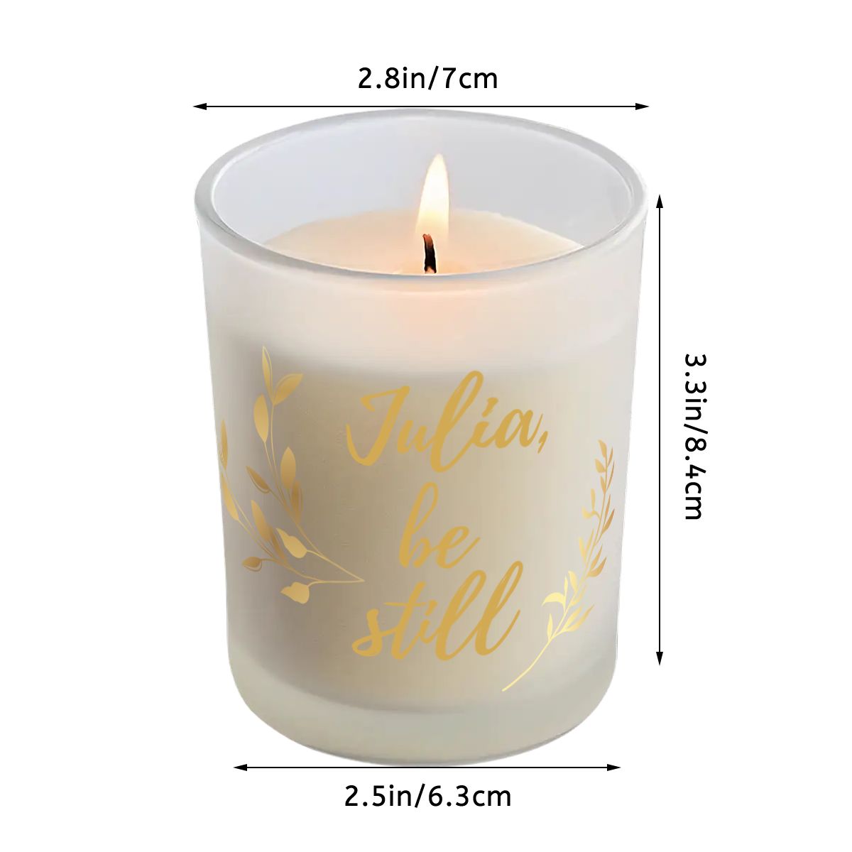 Personalized Christian Candle | 20% off at checkout!