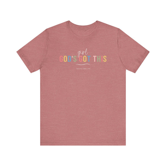 God's Got This color tee