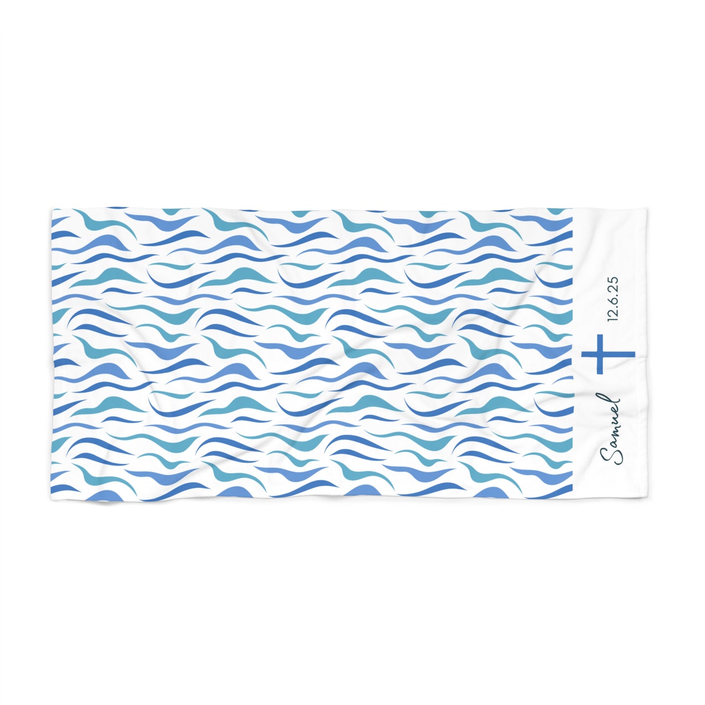 Personalized Baptism Towel | Custom Christian Gift Keepsake