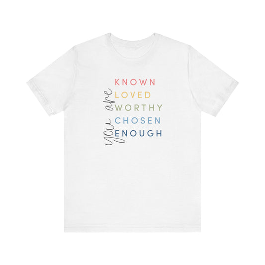 You Are... white tee