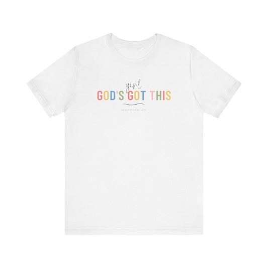 God's Got This white tee