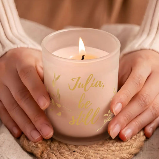 Personalized Christian Candle | 20% off at checkout!