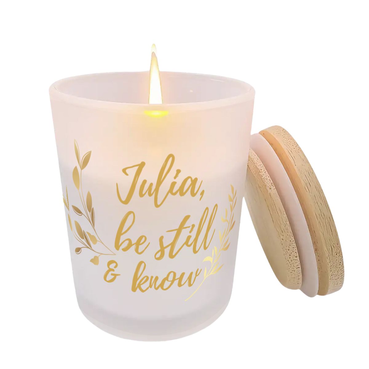 Personalized Christian Candle