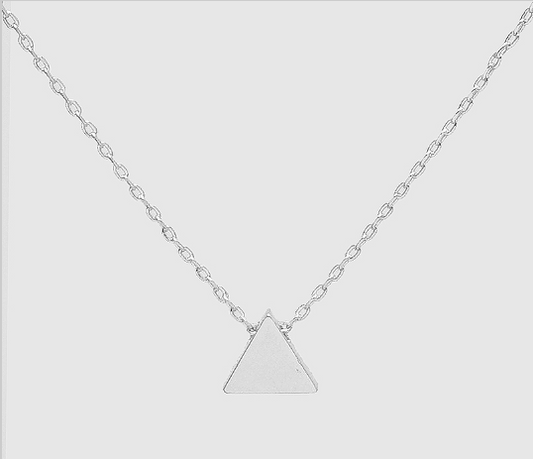 Dainty Triangle Necklace